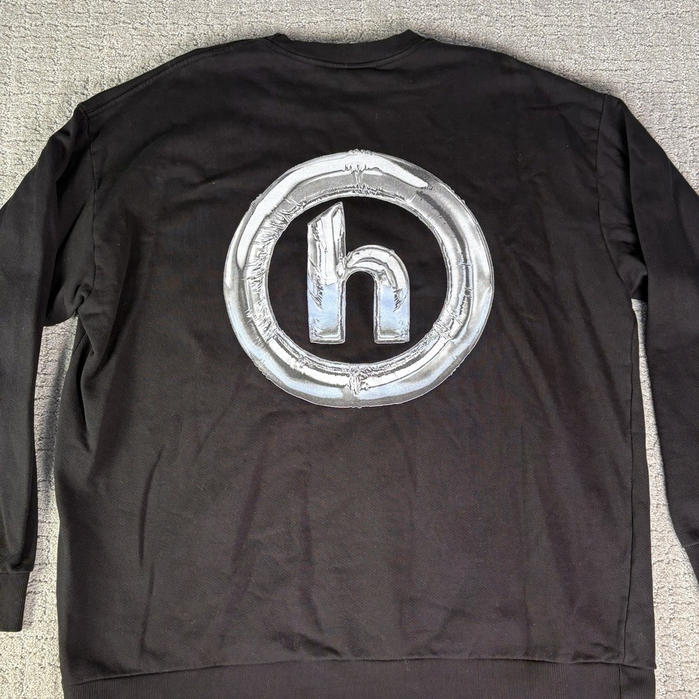 Hidden NY Chrome Balloon Past, Present, Future Sweatshirt Crewneck Black Size XL
